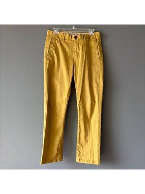 Acne Studios Men's Chino Pants Size 46 Yellow Mustard 30x27